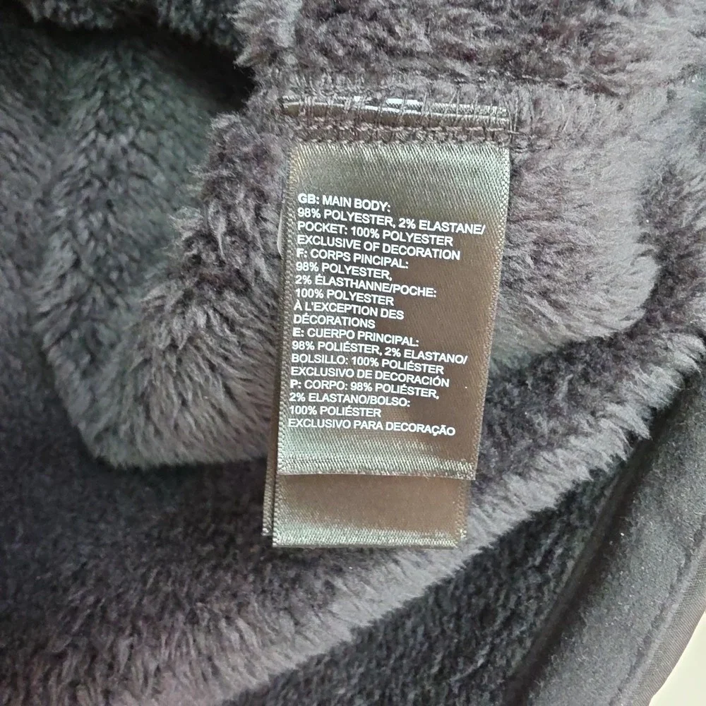 The North Face Full-Zip Jacket Men's XL Black Fleece Lining Altoona Data Center